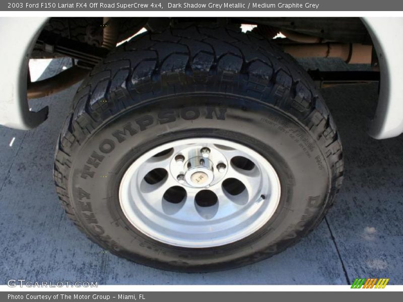 Dark Shadow Grey Metallic / Medium Graphite Grey 2003 Ford F150 Lariat FX4 Off Road SuperCrew 4x4
