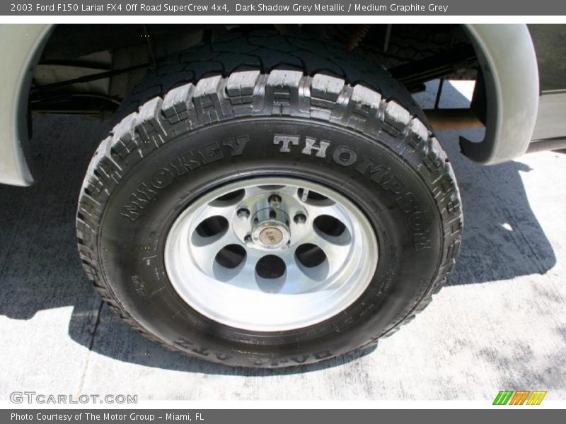 Dark Shadow Grey Metallic / Medium Graphite Grey 2003 Ford F150 Lariat FX4 Off Road SuperCrew 4x4