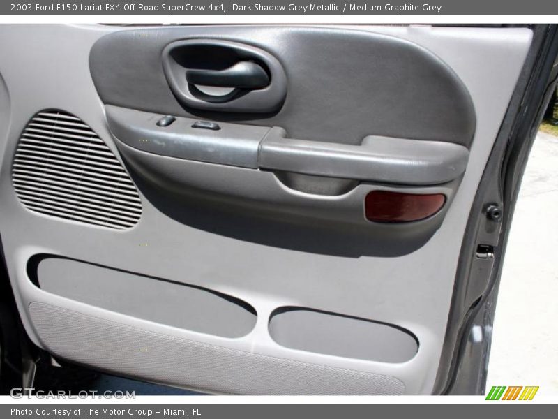 Dark Shadow Grey Metallic / Medium Graphite Grey 2003 Ford F150 Lariat FX4 Off Road SuperCrew 4x4