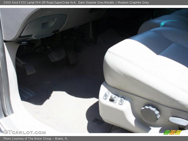 Dark Shadow Grey Metallic / Medium Graphite Grey 2003 Ford F150 Lariat FX4 Off Road SuperCrew 4x4