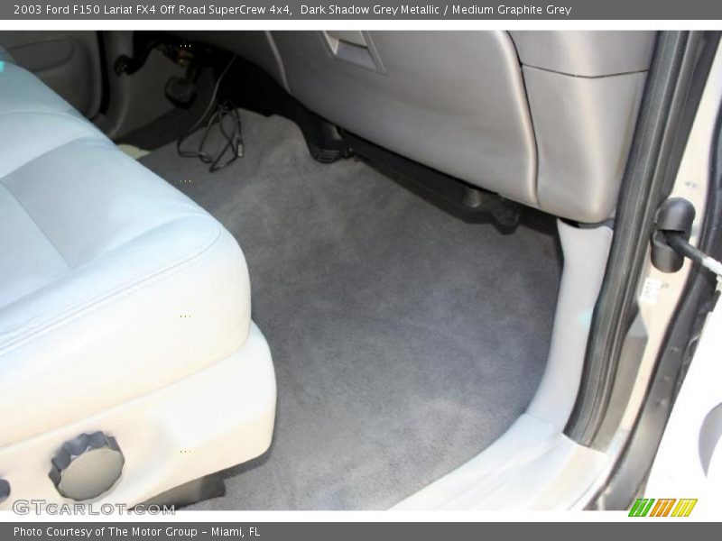 Dark Shadow Grey Metallic / Medium Graphite Grey 2003 Ford F150 Lariat FX4 Off Road SuperCrew 4x4