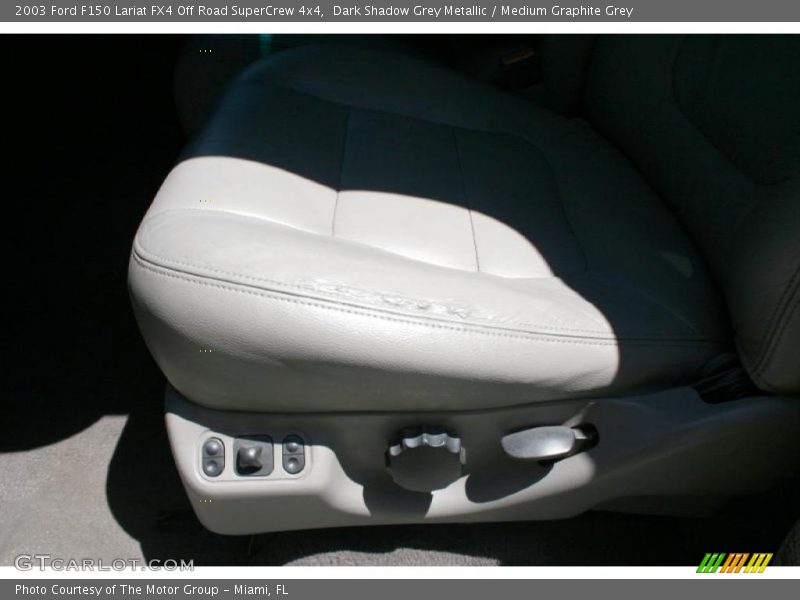 Dark Shadow Grey Metallic / Medium Graphite Grey 2003 Ford F150 Lariat FX4 Off Road SuperCrew 4x4