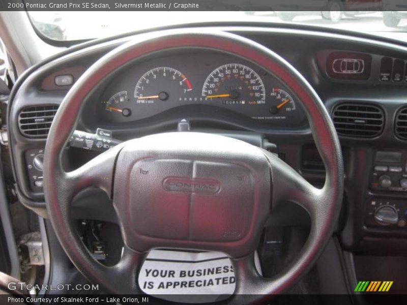 Silvermist Metallic / Graphite 2000 Pontiac Grand Prix SE Sedan