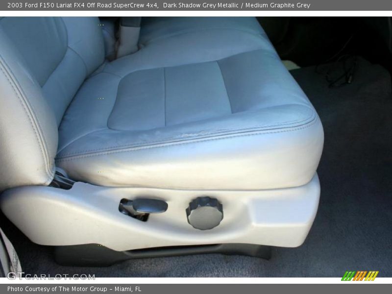 Dark Shadow Grey Metallic / Medium Graphite Grey 2003 Ford F150 Lariat FX4 Off Road SuperCrew 4x4