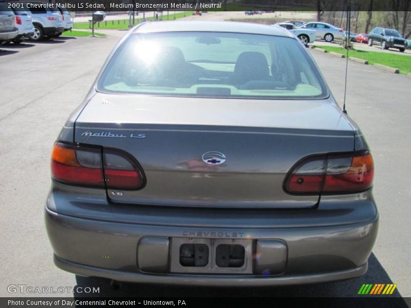 Medium Bronzemist Metallic / Neutral 2001 Chevrolet Malibu LS Sedan