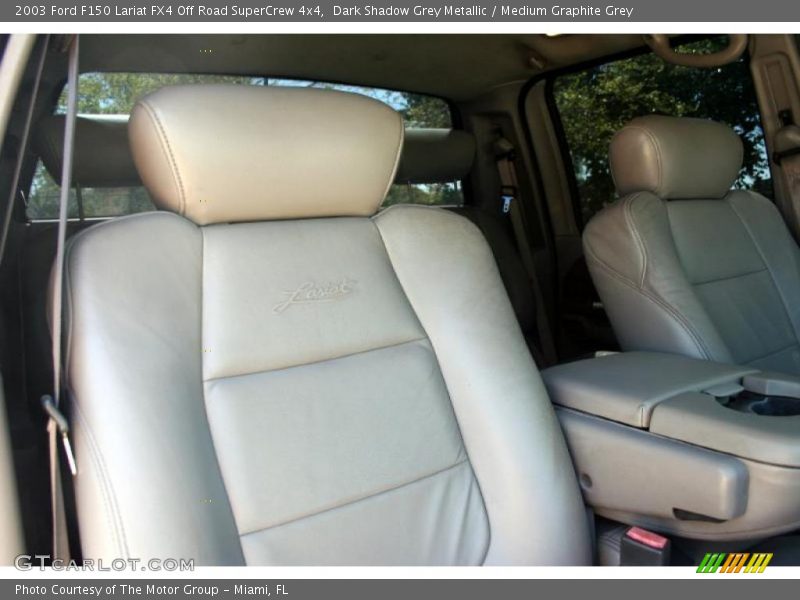 Dark Shadow Grey Metallic / Medium Graphite Grey 2003 Ford F150 Lariat FX4 Off Road SuperCrew 4x4