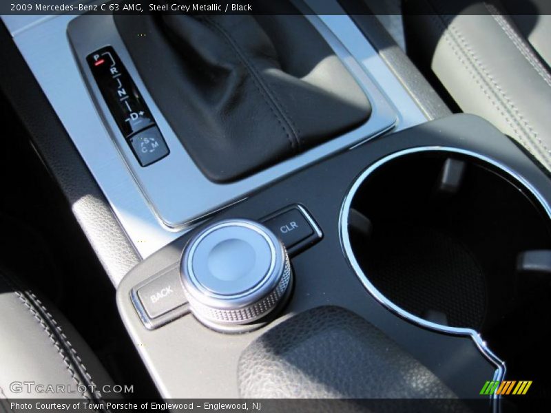 Steel Grey Metallic / Black 2009 Mercedes-Benz C 63 AMG
