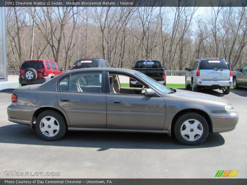 Medium Bronzemist Metallic / Neutral 2001 Chevrolet Malibu LS Sedan