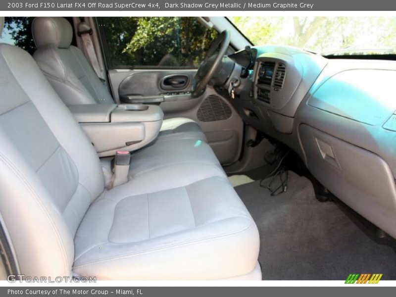 Dark Shadow Grey Metallic / Medium Graphite Grey 2003 Ford F150 Lariat FX4 Off Road SuperCrew 4x4