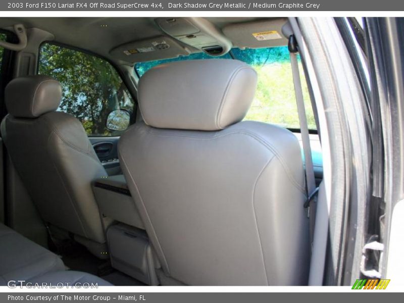 Dark Shadow Grey Metallic / Medium Graphite Grey 2003 Ford F150 Lariat FX4 Off Road SuperCrew 4x4