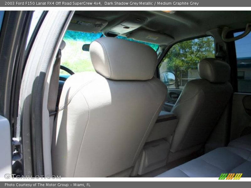 Dark Shadow Grey Metallic / Medium Graphite Grey 2003 Ford F150 Lariat FX4 Off Road SuperCrew 4x4