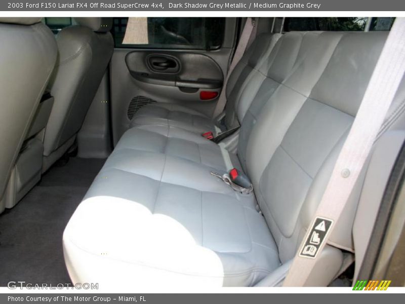 Dark Shadow Grey Metallic / Medium Graphite Grey 2003 Ford F150 Lariat FX4 Off Road SuperCrew 4x4