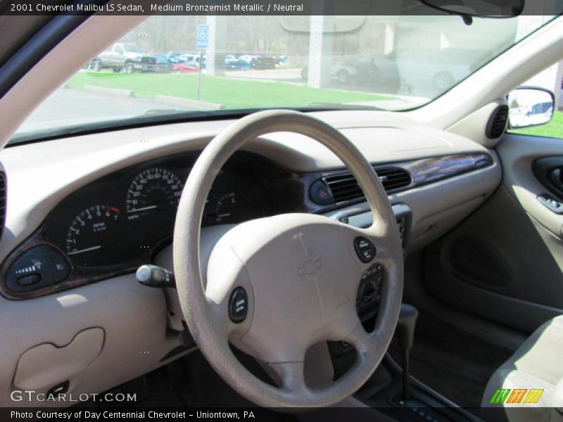 Medium Bronzemist Metallic / Neutral 2001 Chevrolet Malibu LS Sedan