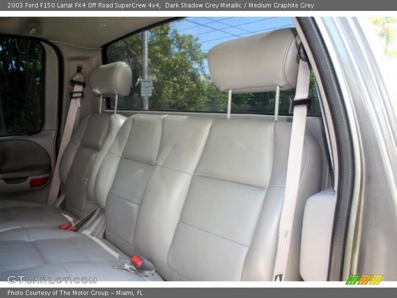 Dark Shadow Grey Metallic / Medium Graphite Grey 2003 Ford F150 Lariat FX4 Off Road SuperCrew 4x4