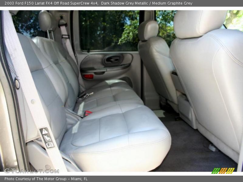 Dark Shadow Grey Metallic / Medium Graphite Grey 2003 Ford F150 Lariat FX4 Off Road SuperCrew 4x4