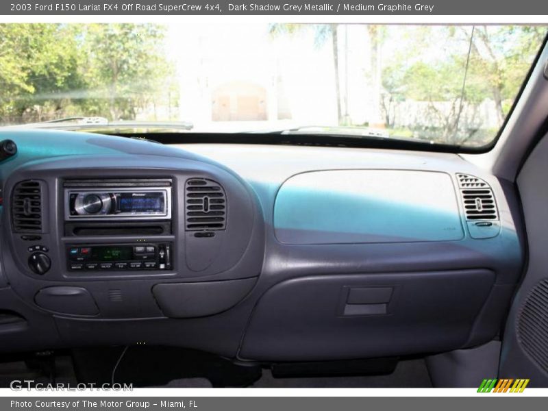 Dark Shadow Grey Metallic / Medium Graphite Grey 2003 Ford F150 Lariat FX4 Off Road SuperCrew 4x4