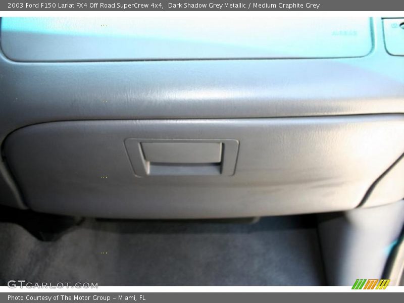 Dark Shadow Grey Metallic / Medium Graphite Grey 2003 Ford F150 Lariat FX4 Off Road SuperCrew 4x4