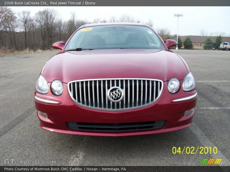 Red Jewel Tintcoat / Ebony 2008 Buick LaCrosse CXL