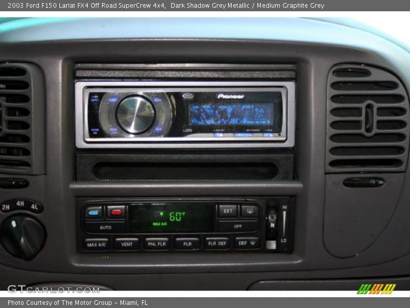 Dark Shadow Grey Metallic / Medium Graphite Grey 2003 Ford F150 Lariat FX4 Off Road SuperCrew 4x4