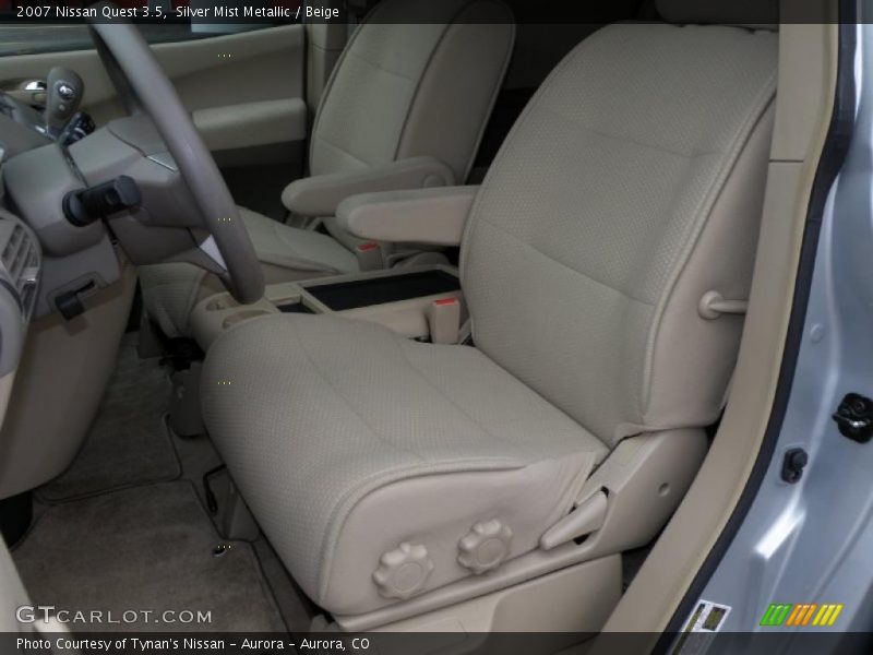 Silver Mist Metallic / Beige 2007 Nissan Quest 3.5
