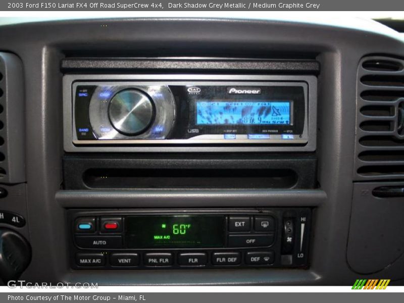Dark Shadow Grey Metallic / Medium Graphite Grey 2003 Ford F150 Lariat FX4 Off Road SuperCrew 4x4
