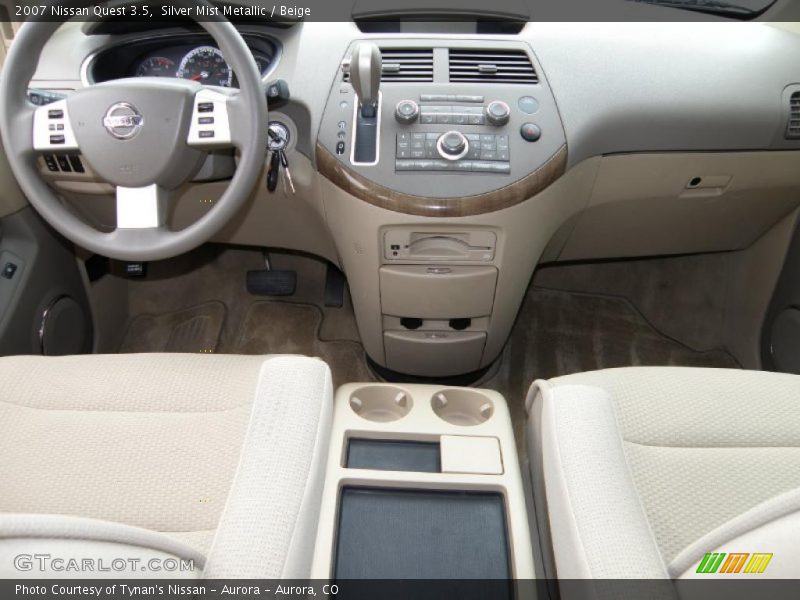 Silver Mist Metallic / Beige 2007 Nissan Quest 3.5
