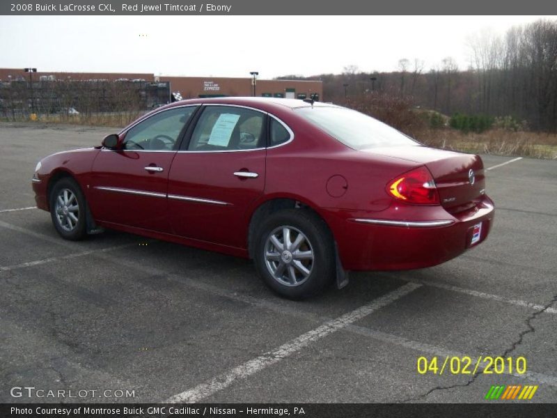 Red Jewel Tintcoat / Ebony 2008 Buick LaCrosse CXL