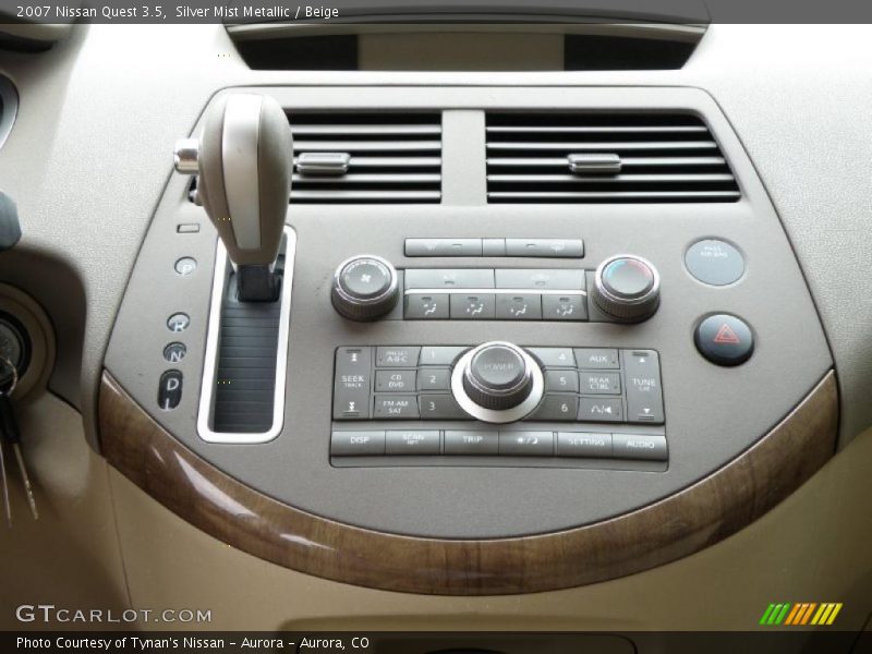 Silver Mist Metallic / Beige 2007 Nissan Quest 3.5
