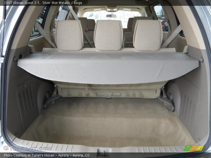 Silver Mist Metallic / Beige 2007 Nissan Quest 3.5