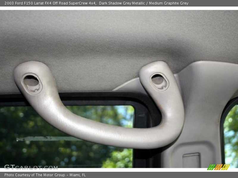 Dark Shadow Grey Metallic / Medium Graphite Grey 2003 Ford F150 Lariat FX4 Off Road SuperCrew 4x4