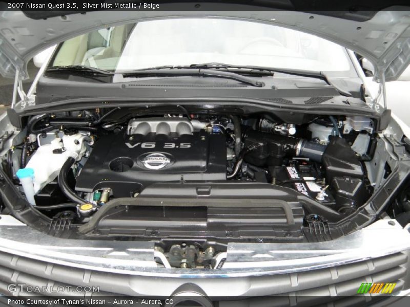 Silver Mist Metallic / Beige 2007 Nissan Quest 3.5