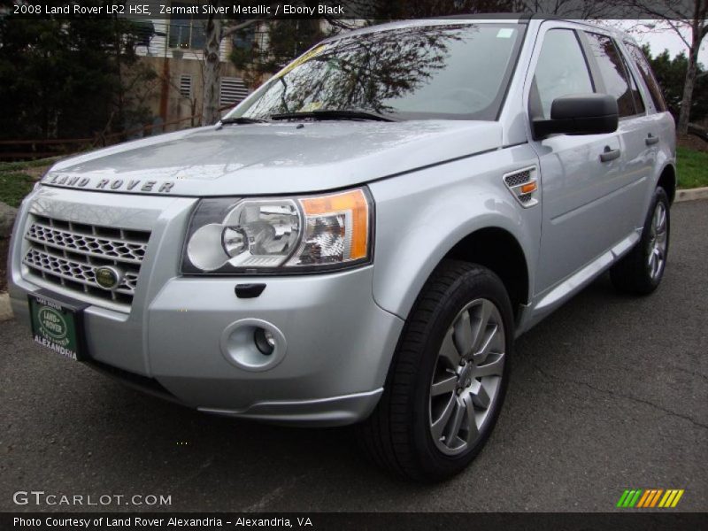 Zermatt Silver Metallic / Ebony Black 2008 Land Rover LR2 HSE