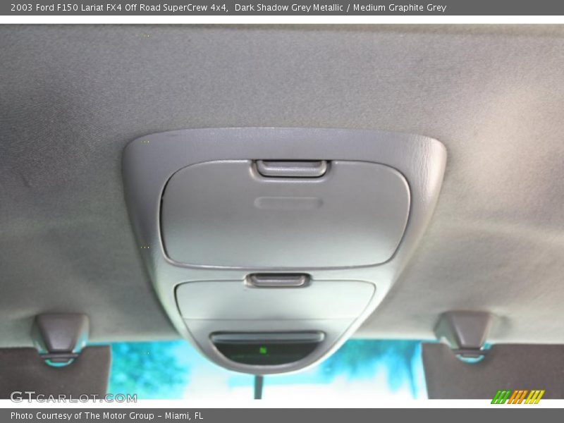 Dark Shadow Grey Metallic / Medium Graphite Grey 2003 Ford F150 Lariat FX4 Off Road SuperCrew 4x4