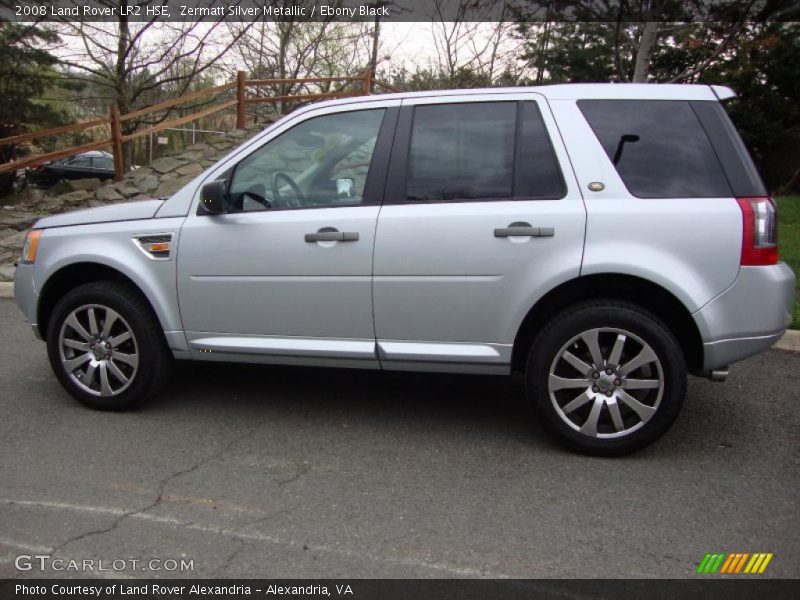 Zermatt Silver Metallic / Ebony Black 2008 Land Rover LR2 HSE