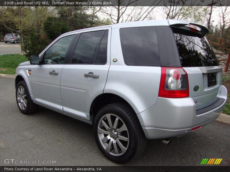Zermatt Silver Metallic / Ebony Black 2008 Land Rover LR2 HSE
