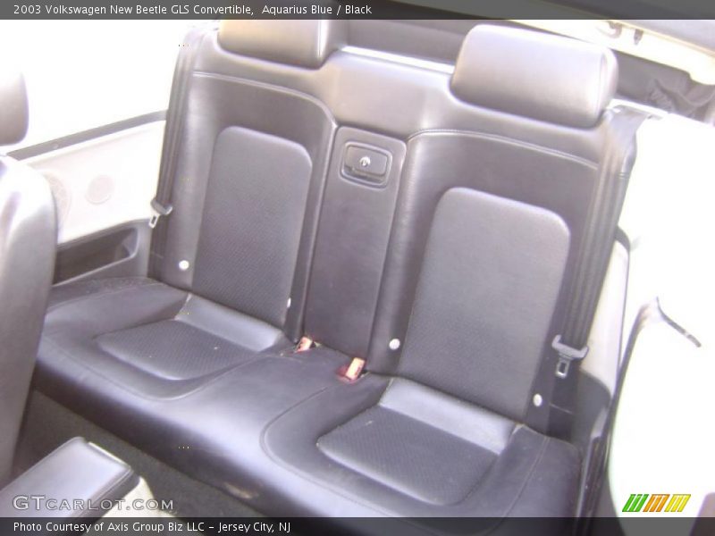 Aquarius Blue / Black 2003 Volkswagen New Beetle GLS Convertible