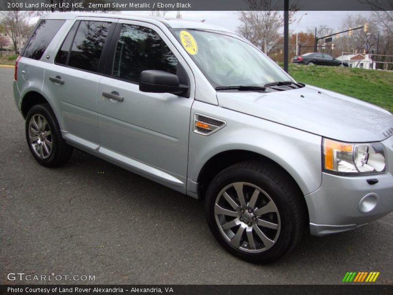 Zermatt Silver Metallic / Ebony Black 2008 Land Rover LR2 HSE