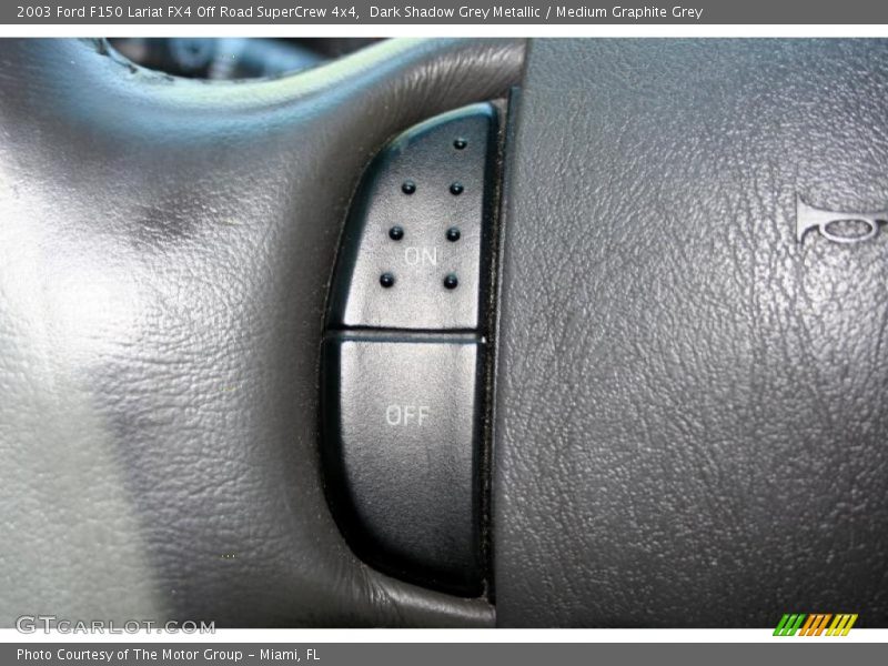 Dark Shadow Grey Metallic / Medium Graphite Grey 2003 Ford F150 Lariat FX4 Off Road SuperCrew 4x4