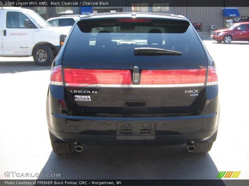 Black Clearcoat / Charcoal Black 2008 Lincoln MKX AWD