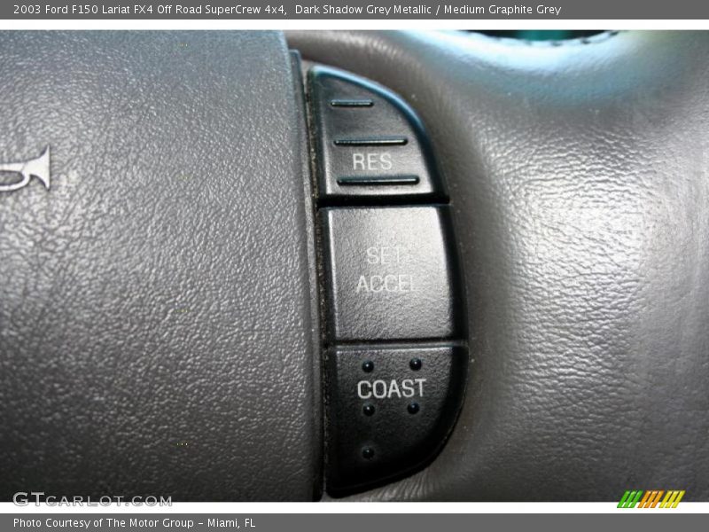 Dark Shadow Grey Metallic / Medium Graphite Grey 2003 Ford F150 Lariat FX4 Off Road SuperCrew 4x4
