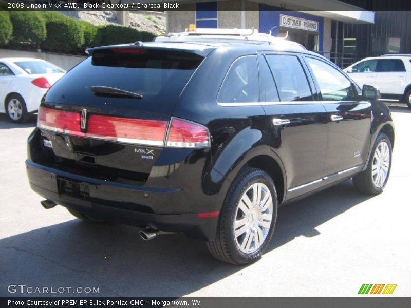 Black Clearcoat / Charcoal Black 2008 Lincoln MKX AWD