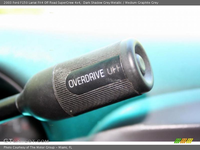 Dark Shadow Grey Metallic / Medium Graphite Grey 2003 Ford F150 Lariat FX4 Off Road SuperCrew 4x4