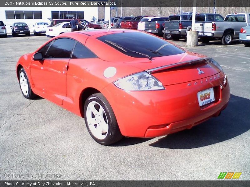 Pure Red / Dark Charcoal 2007 Mitsubishi Eclipse GS Coupe
