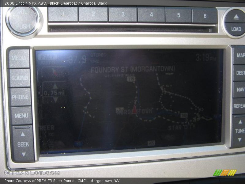 Black Clearcoat / Charcoal Black 2008 Lincoln MKX AWD