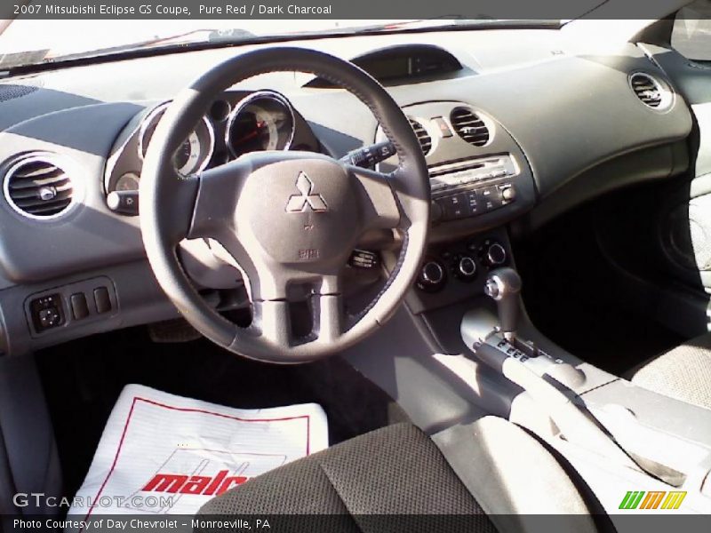 Pure Red / Dark Charcoal 2007 Mitsubishi Eclipse GS Coupe