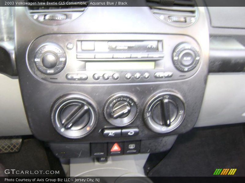 Aquarius Blue / Black 2003 Volkswagen New Beetle GLS Convertible
