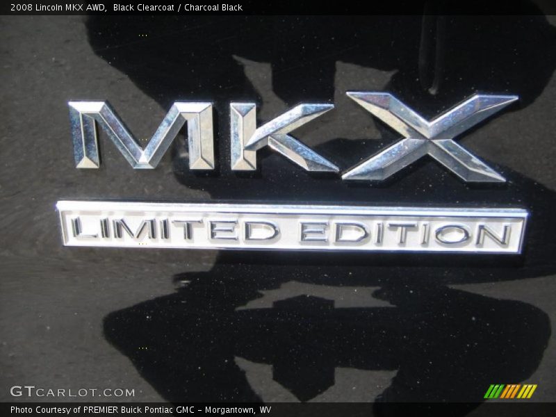 Black Clearcoat / Charcoal Black 2008 Lincoln MKX AWD