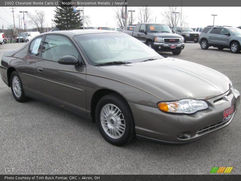 Medium Bronzemist Metallic / Neutral 2002 Chevrolet Monte Carlo LS