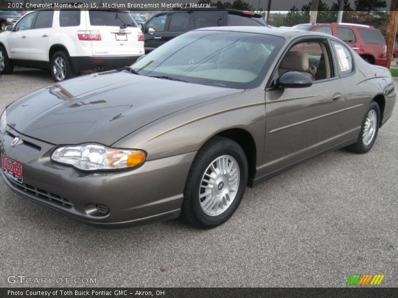 Medium Bronzemist Metallic / Neutral 2002 Chevrolet Monte Carlo LS