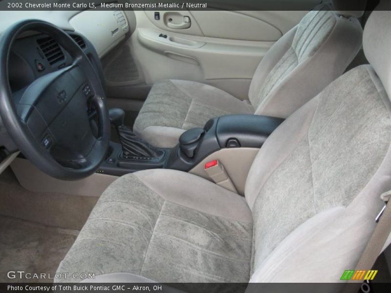 Medium Bronzemist Metallic / Neutral 2002 Chevrolet Monte Carlo LS
